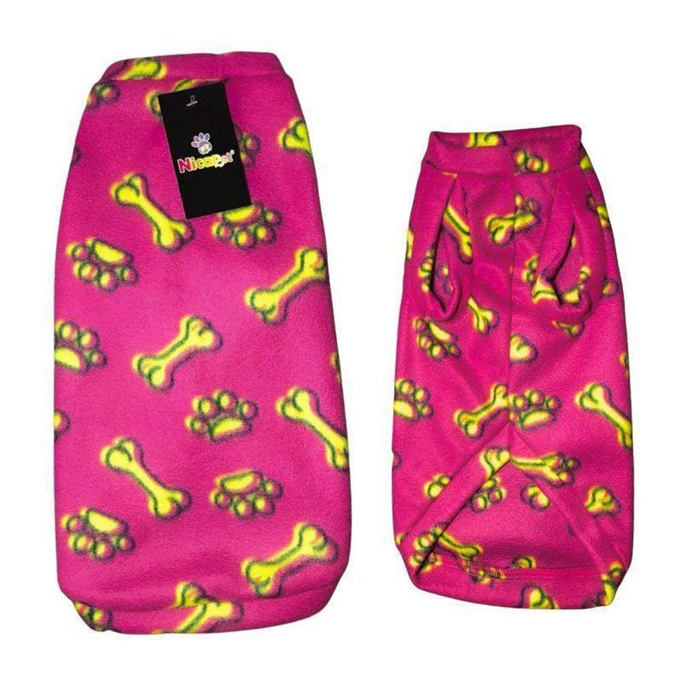 Roupa Para Cães - Suéter Para O Inverno Rosa M