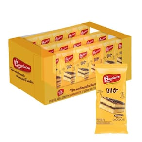 Bolinho Bauducco 15 Bolinhos Duo Chocolate 27G