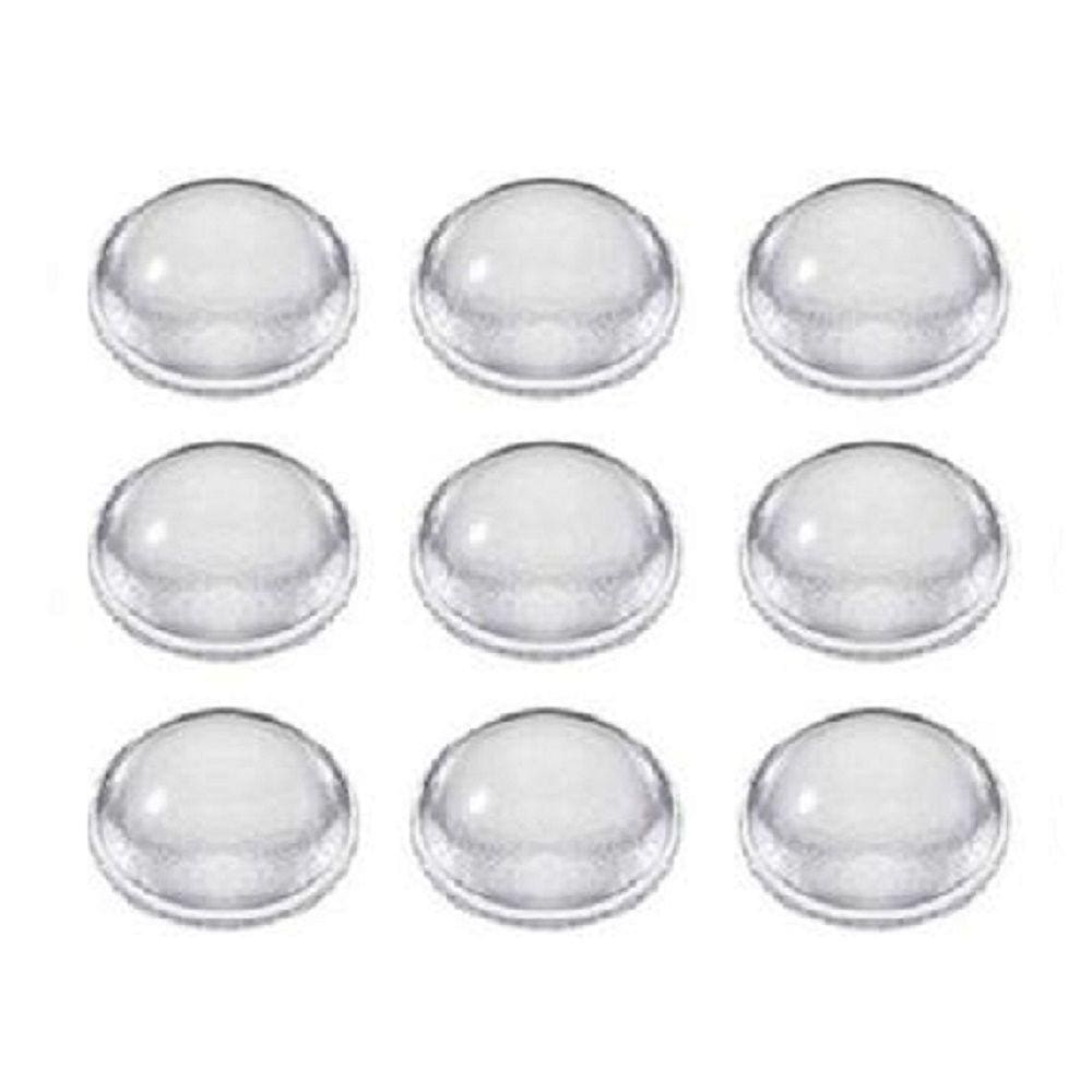 Kit 18 Protetores Silicone 1,2cm Duráveis Proteção Antirruído Móveis Residenciais Piso Resistente