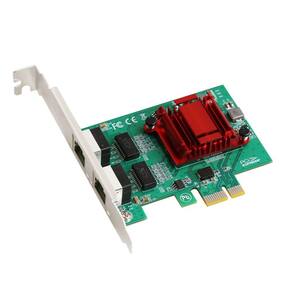 Placa de Rede Dual PORT 10/100/1000 PCI-E com Suporte LOW Profile PRV2P1000E