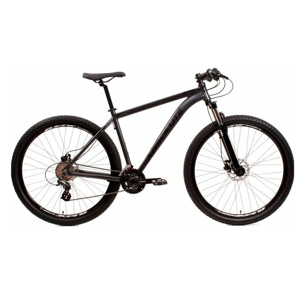 Bicicleta aro 29 Absolute Nero 4 Cabeamento Interno 24v Shimano Altus Freio a Disco Hidráulico Garfo com Trava - Grafite
