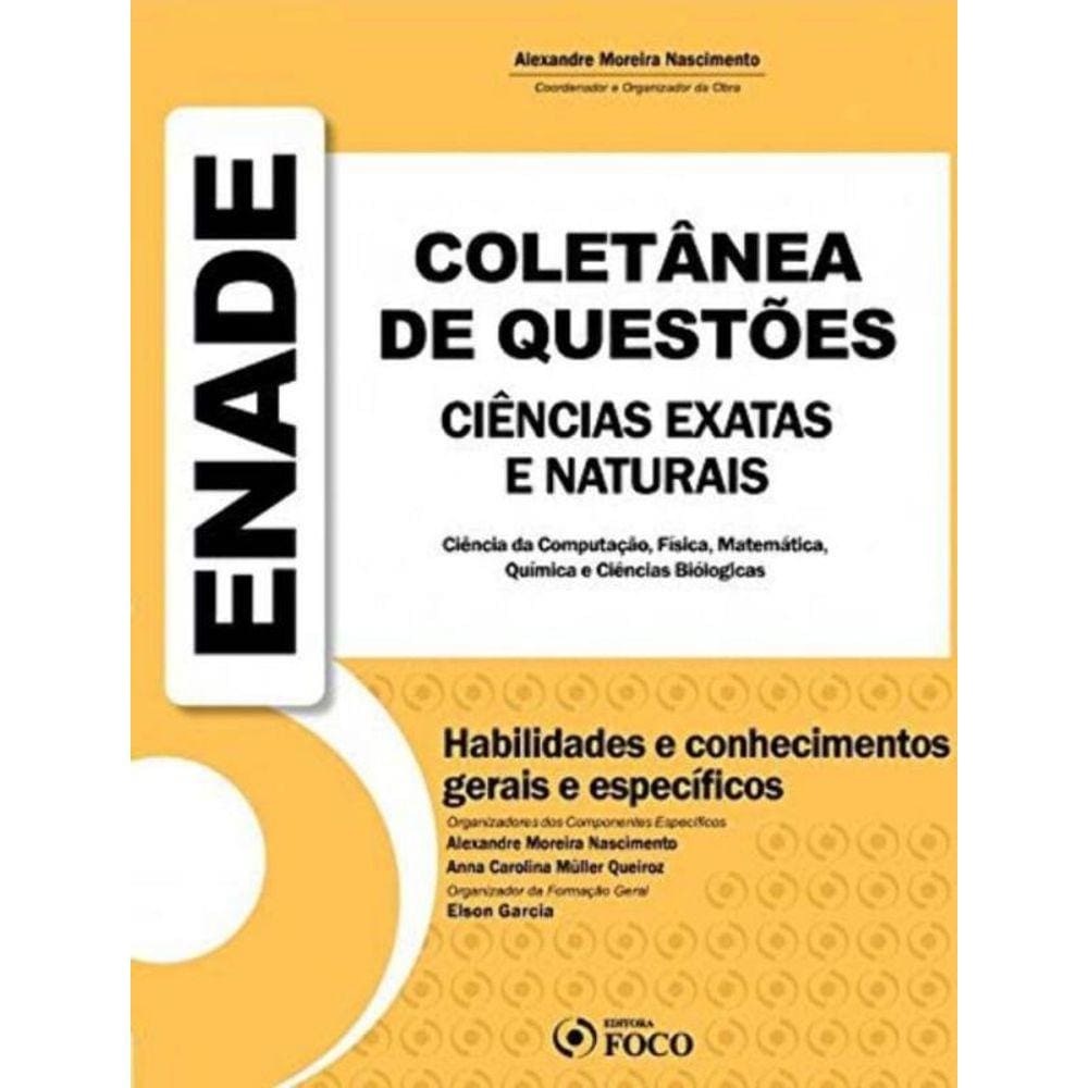Enade Ciencias Exatas E Naturais