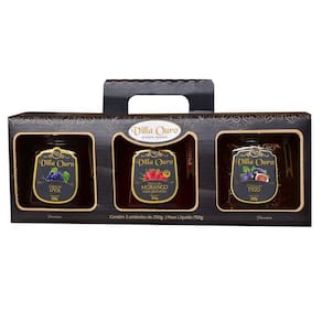 Kit Geleia 250gr Laranja, Morango, Uva