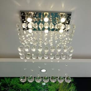 Lustre P/sala De Jantar base Inox 50x22cm