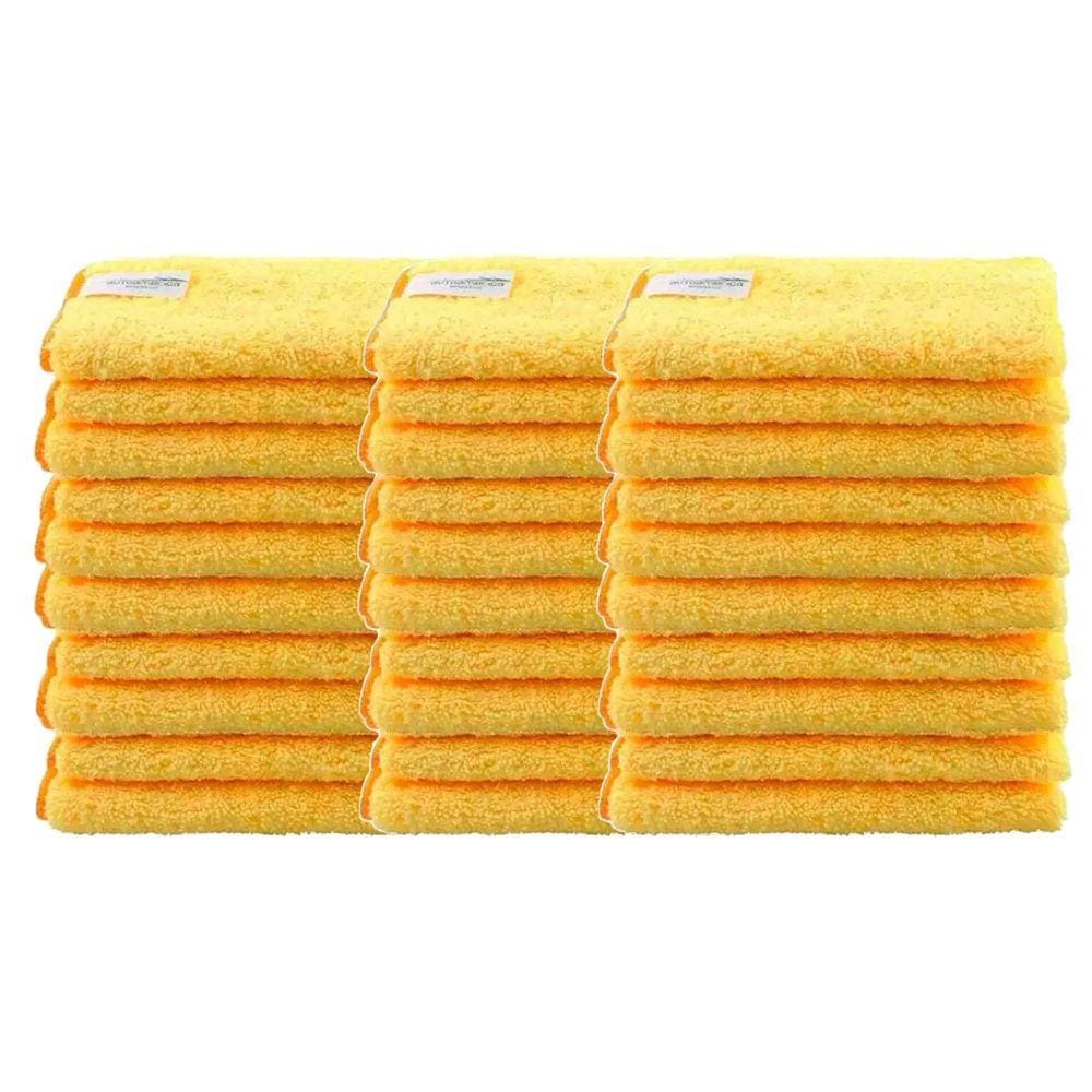 Kit 30 Flanelas de Microfibra Premium 40x60 Autoamerica