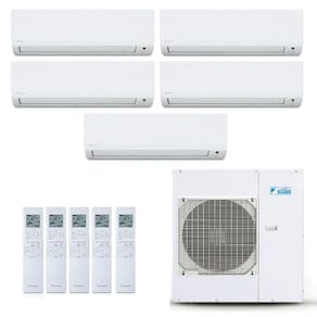 Ar-Condicionado Multi Split Inverter Daikin 38.000 BTUs (4x Evap HW 9.000 + 1x Evap HW 12.000) Quente/Frio 220V