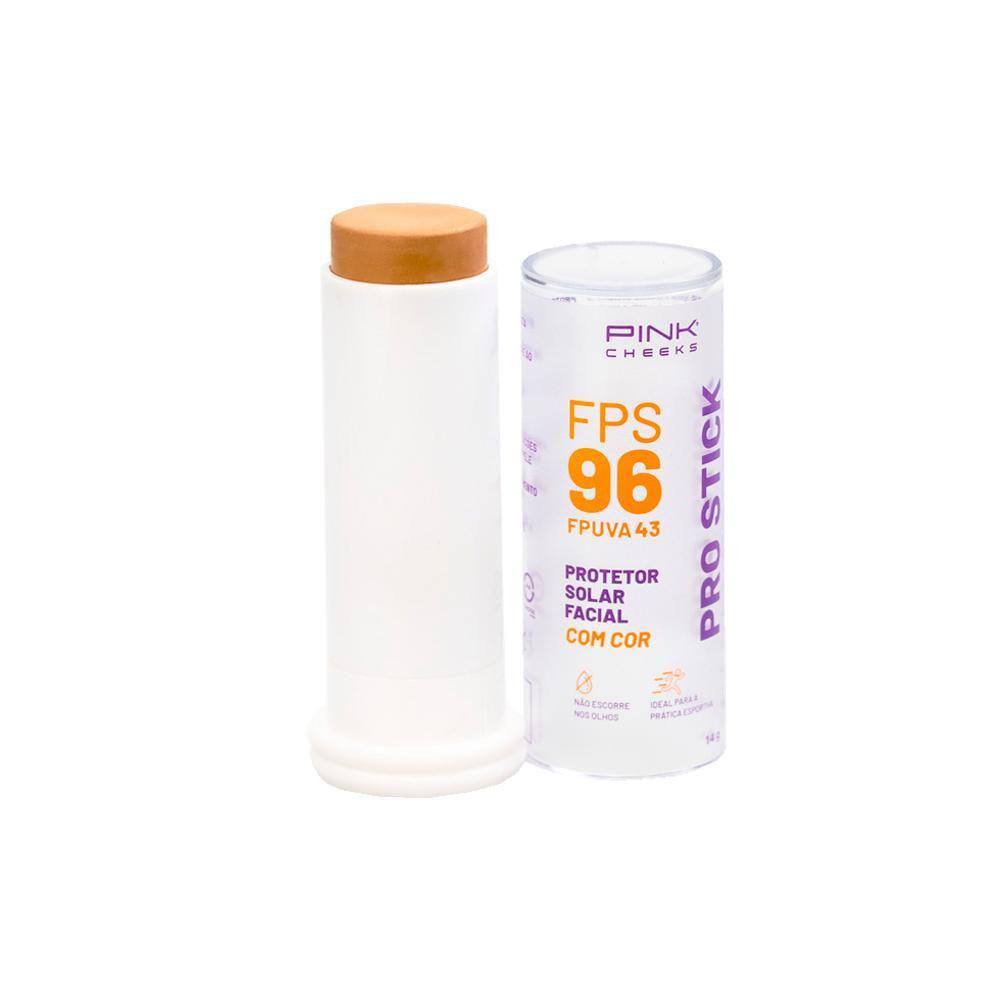 Pink Cheeks Pro Stick FPS 96 FPUVA 43 Pro30 Protetor Solar Facial com Cor 14g