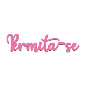 Arte Permita-se 38cmx9,5cm - Cria Arte Laser Rosa