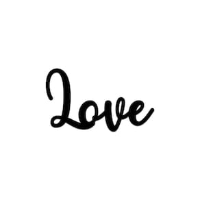 Arte Love 25,5x15cm - Cria Arte Laser Preto
