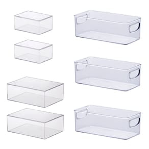 Kit de Organizadores para Banheiro Slim - 7 pçs