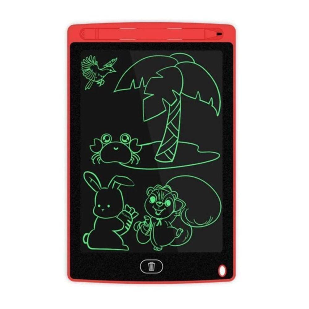 Lousa Mágica Infantil Digital Lcd 8.5 Vermelho - Shiny Toys