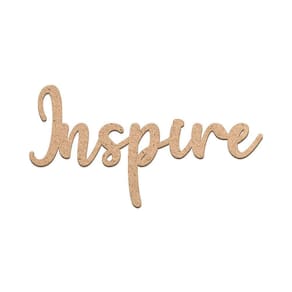 Arte Inspire Mdf Cru 35cmx18cm - Cria Arte Laser Cru