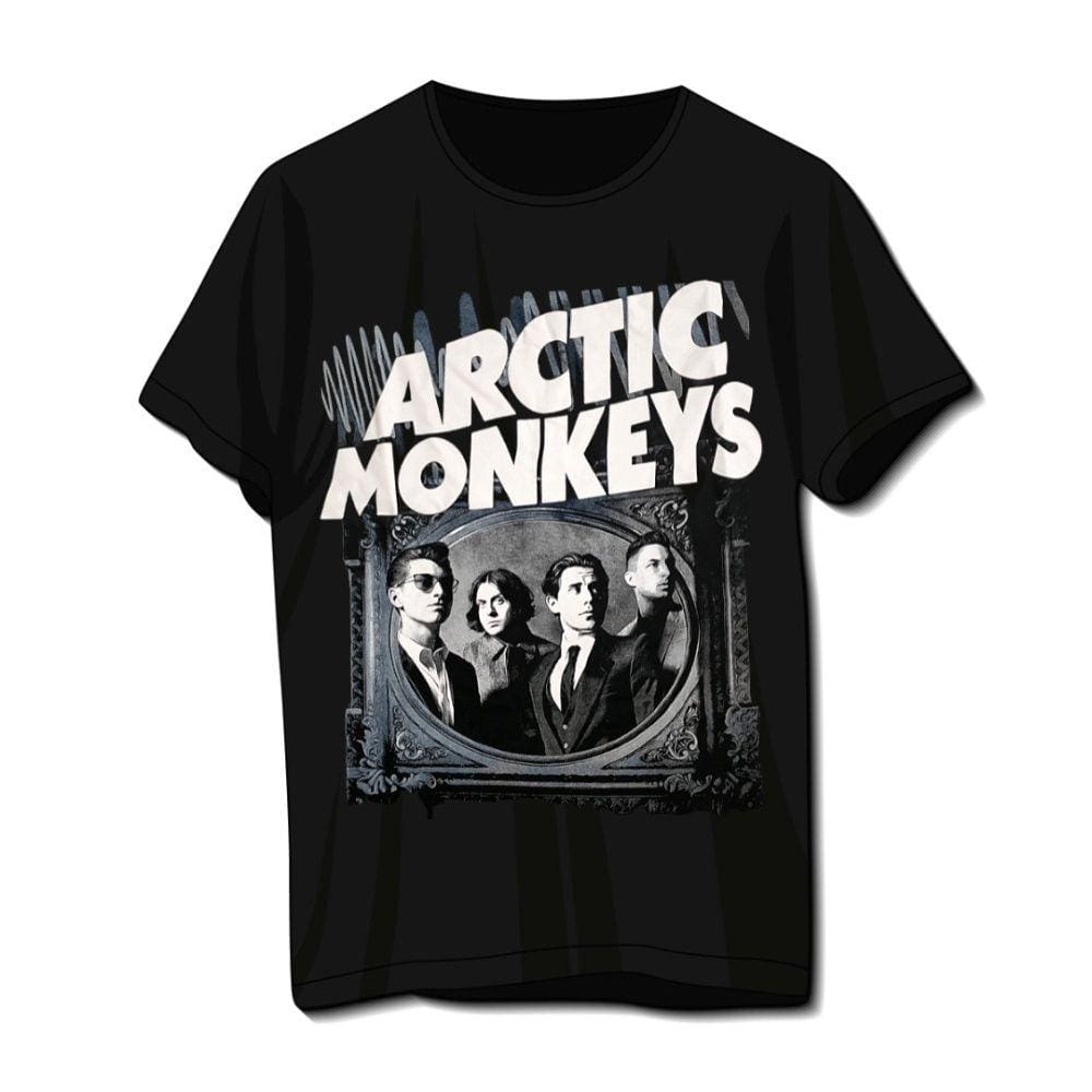 Camiseta de Rock Artic Monkeys Unissex Preta