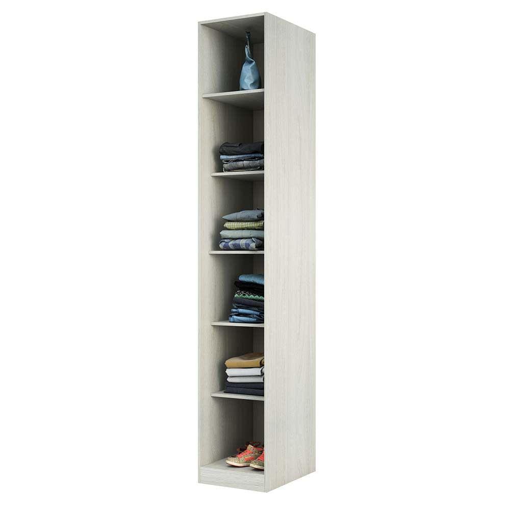 Guarda Roupa Luciane Closet Aberto 5 Prateleiras 40,3cm