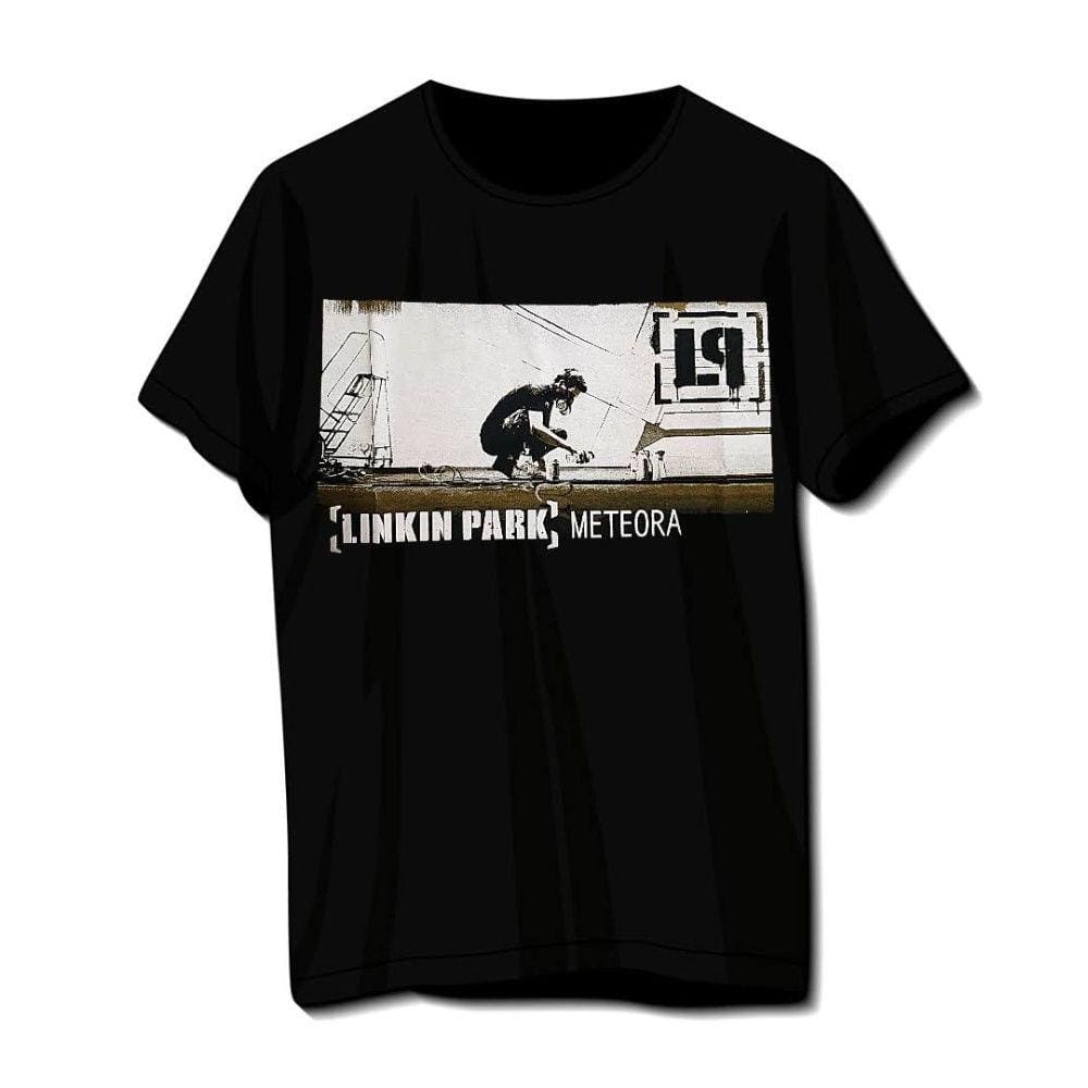 Camiseta Linkin Park Preta Banda De Rock Unissex