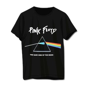 Camiseta Pink Floyd Preta Banda De Rock The Dark Side Of The Moon