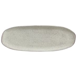 CONJUNTO C/ 4 TRAVESSAS OVAL RASA GRANDE ORGÂNICO PISTACHE 36x13 CM