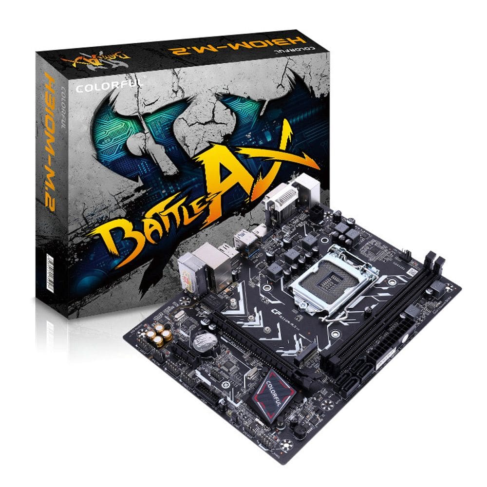 Placa Mae Intel 1151 H310M 2xDdr4 32gb Hdmi/Dvi/Vga 8º Ger H310M-M.2-BATTLE-AX Colorful