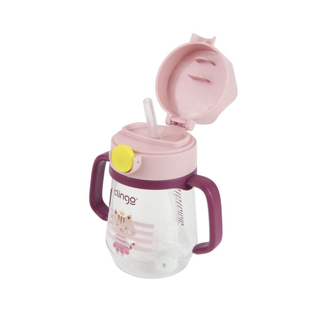 Copo Infantil Milky Transição Antivazamento C/Alça Clingo