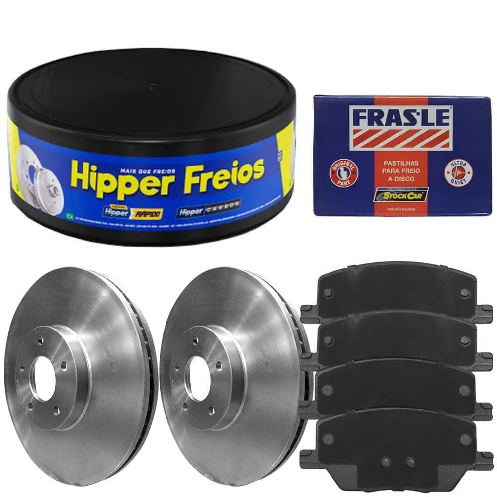 Kit Pastilha Disco Diant Ventilado Compass 2.0 2018 a 2021