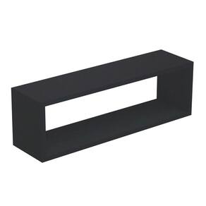 Nicho Retangular Decorativo 70Cx25Px15A Preto Em Mdf