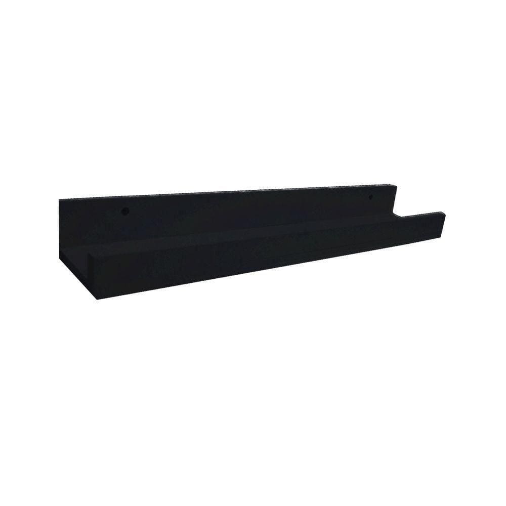Prateleira Esmalteria Simples 70Cm Preto Mdf