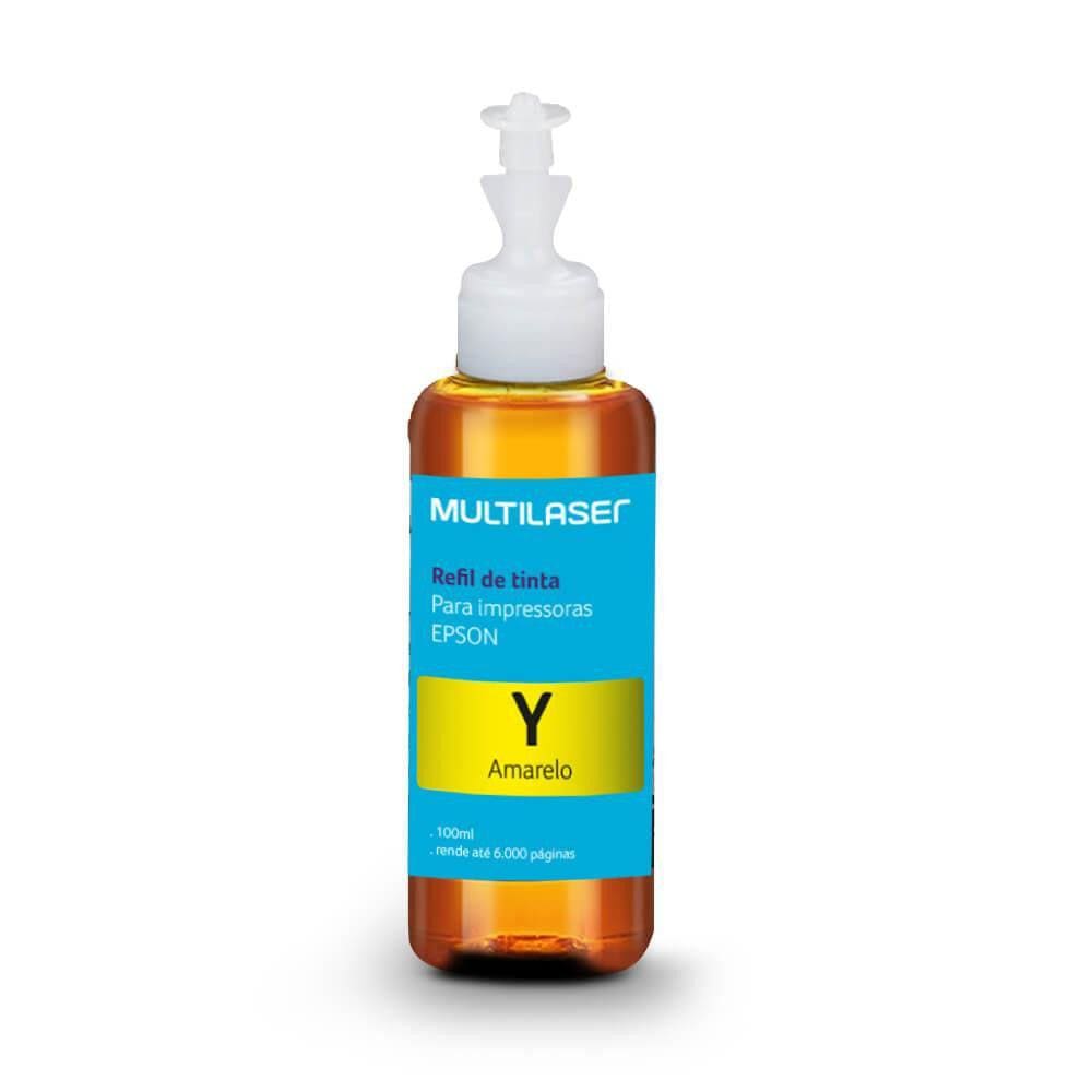 Refil de Tinta Amarelo compatível com impressora Epson 100ml - Rf008