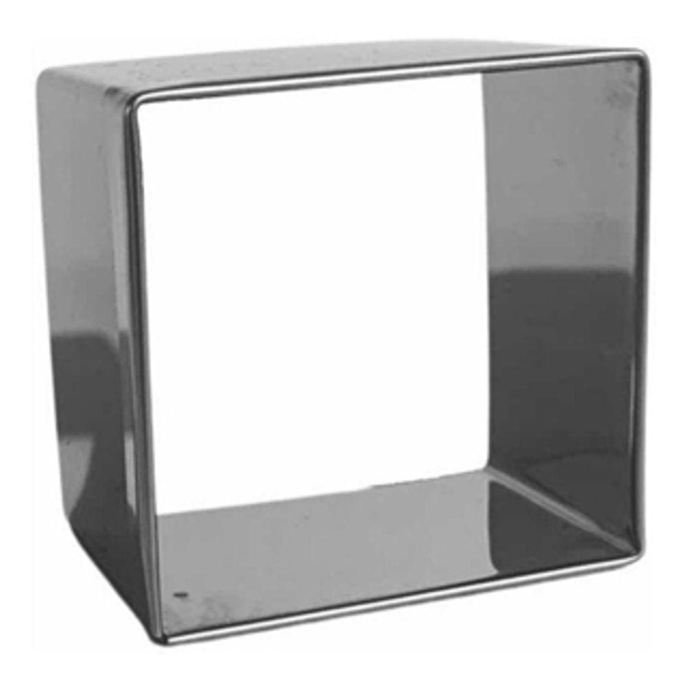 Cortador Quadrado Brownie, Bolo, Massas 5 X 5 cm Em Inox