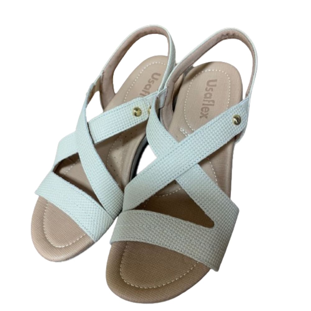 Sandalias Usaflex Iguana Solado Vanilla R1804