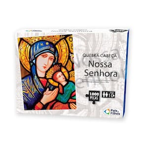 Quebra Cabeça 1000 1000 Peças Tema Nossa Senhora
