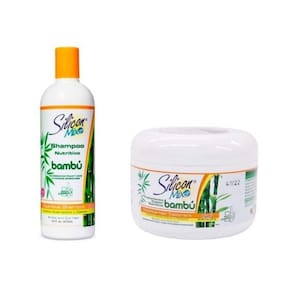 Kit Shampoo Silicon Mix Bambu 473Ml + Máscara Capilar 225G
