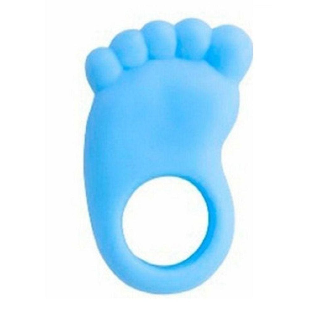 Mordedor Pezinho Bebê Atóxico Alívio Coordenação Motora Higiênico Macio Massagear Gengiva Dentes