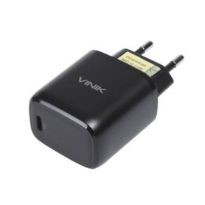 Carregador De Parede 20W Com 1 Saida Tipo C 12V 1.67A Preto