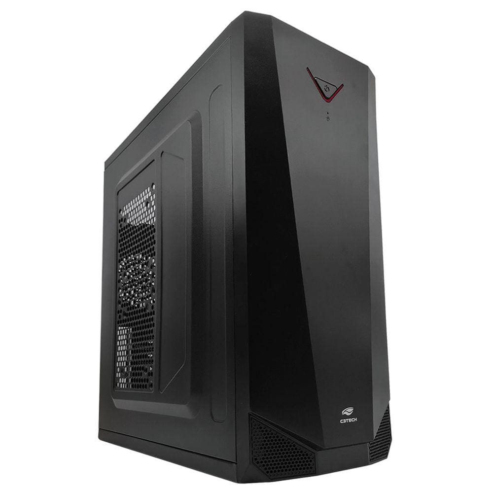 Gabinete Gamer C3Tech MT-G80BK, Mid Tower, ATX, Preto