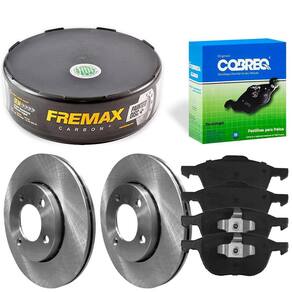 Kit Pastilha Disco Dianteiro Ventilado Ecosport 1.5 12V