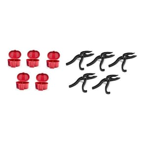 Kit Pesca 5 Alicate Pega Peixe Mais 5 Porta Iscas Barato Full
