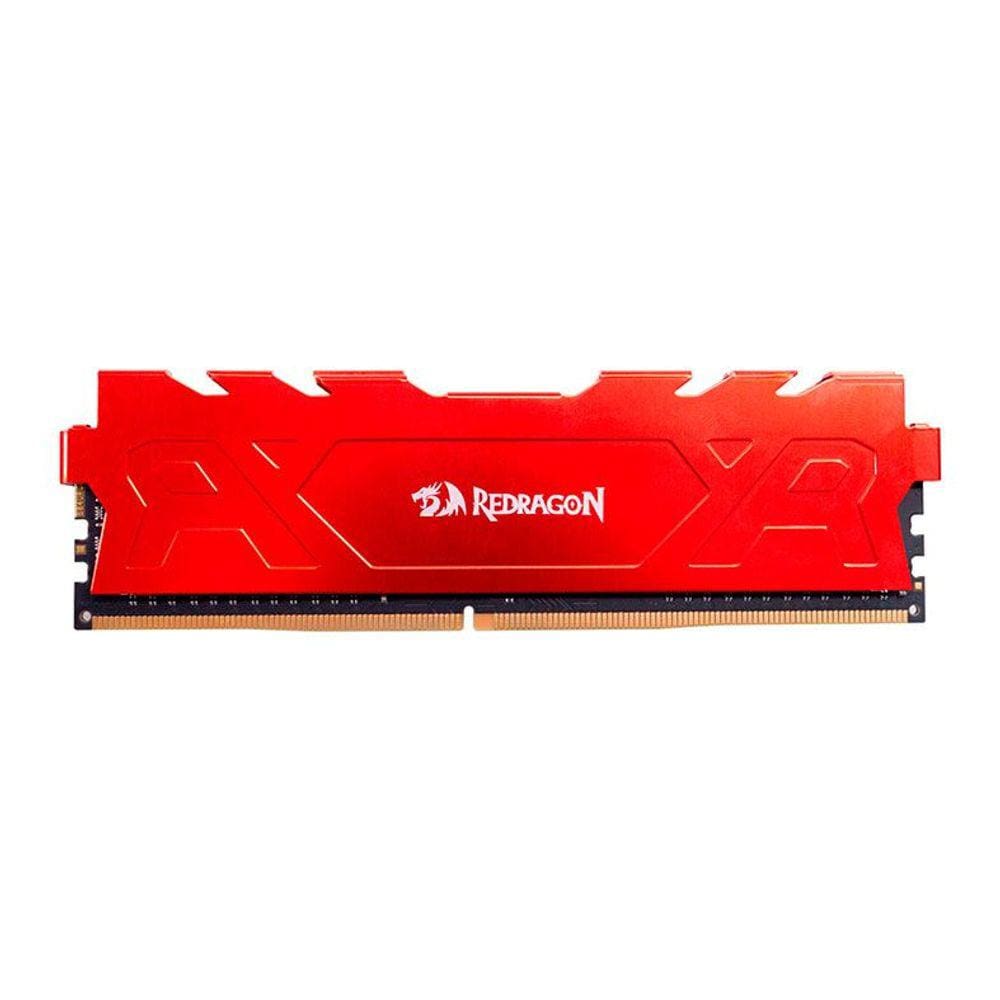 Memória Redragon RAGE 8GB 3200Mhz Red DDR4 GM-701