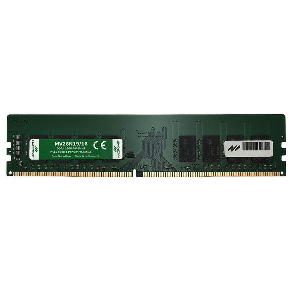 Memória 16gb Macrovip, Ddr4, 2666mhz, Cl19 - Mv26n19/16