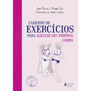 Caderno de exercícios para aceitar seu próprio corpo