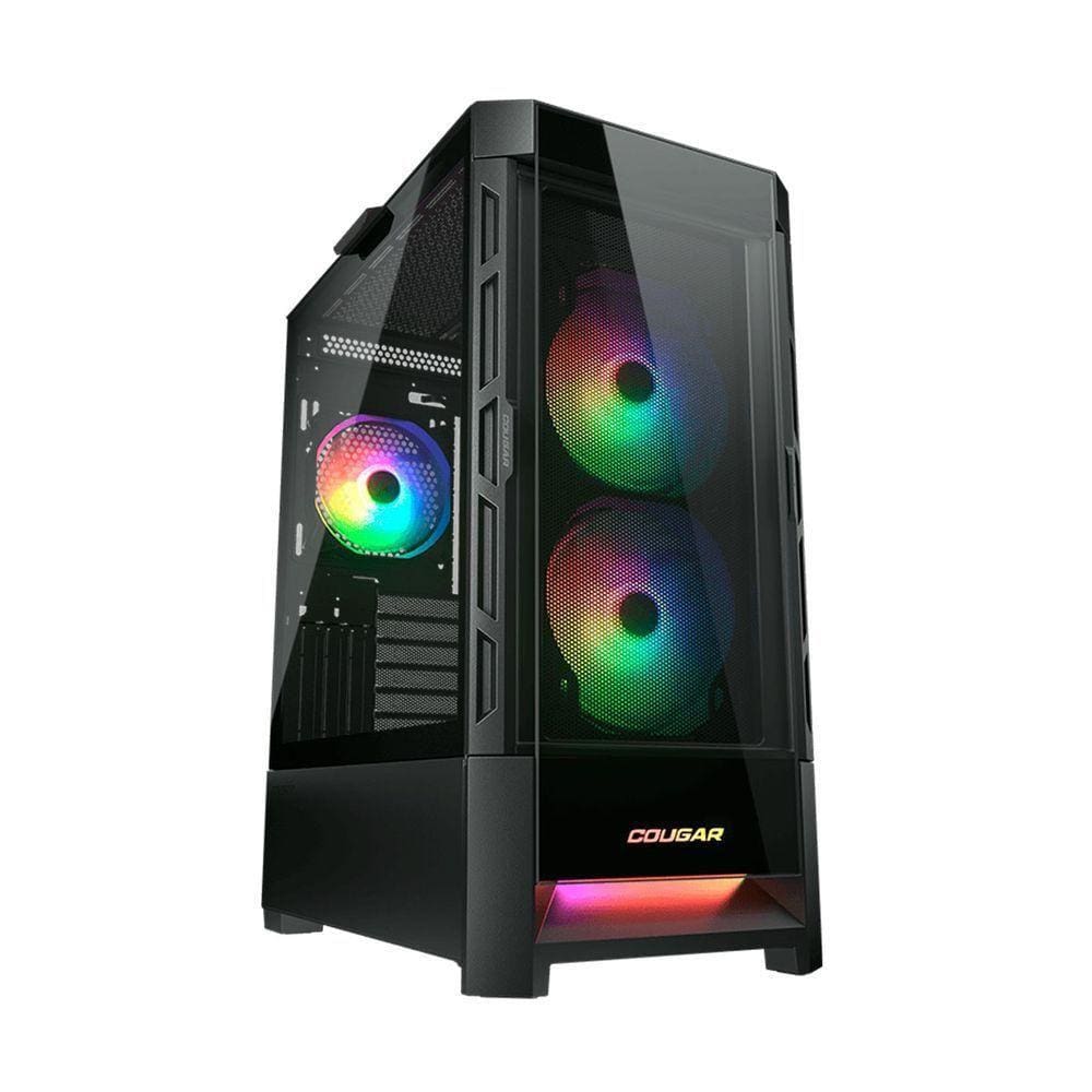 Gabinete Gamer Cougar Duoface Rgb, Mid Tower, Vidro Temperado, Preto - 385zd10.0001