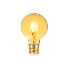 Lâmpada Led Filamento Vintage Globo G80 4W Âmbar Taschibra
