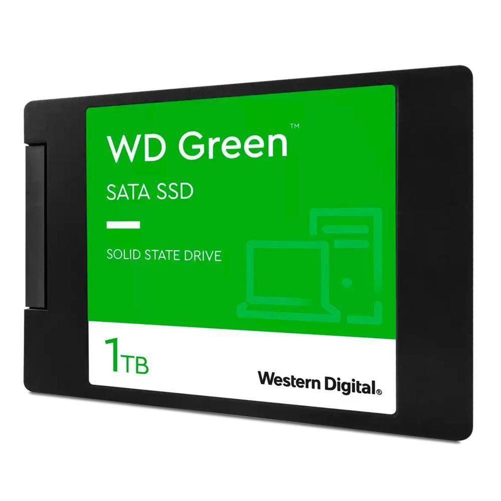 Ssd 1tb Western Digital Wd Green, Sata Iii 6 Gb/s, Leitura 545mb/s - Wds100t3g0a