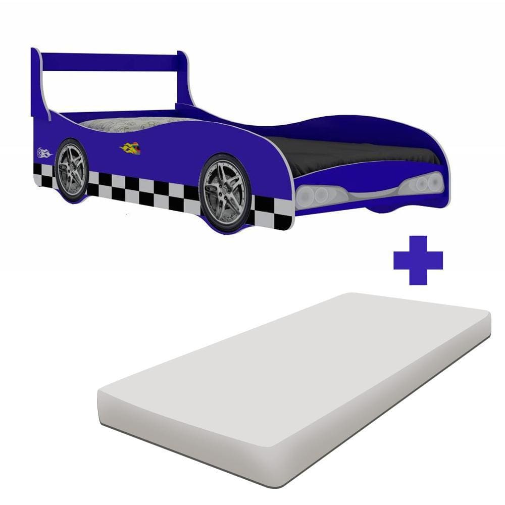 CAMA CARRO DRIFT INFANTIL COM COLCHÃO - Rede Móveis