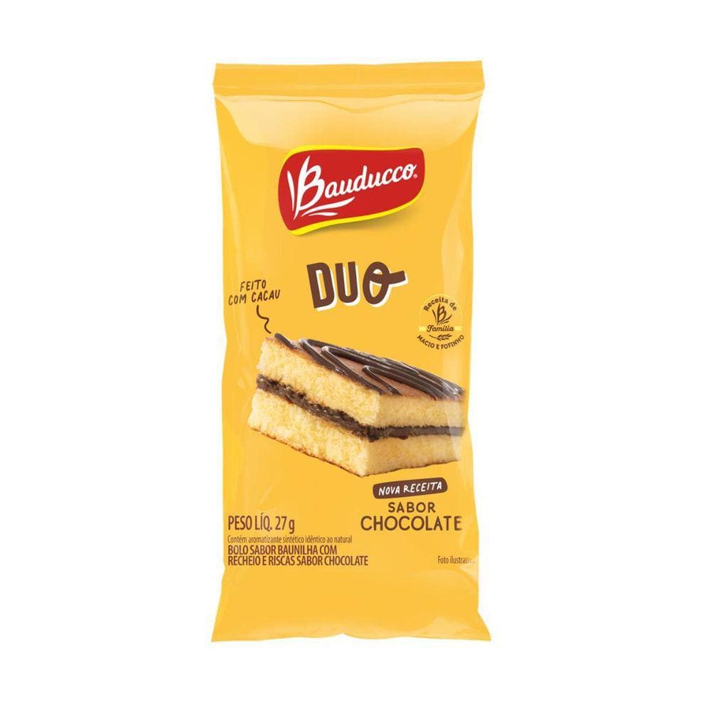 Bolinho Duo Chocolate Bauducco 27G