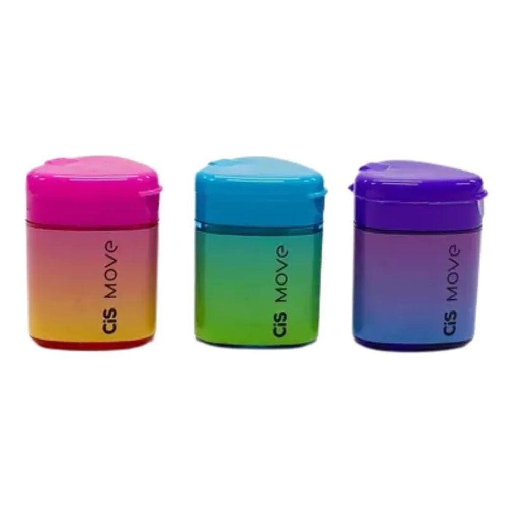 Kit 03 Apontador Move Colorido Degradê - CIS