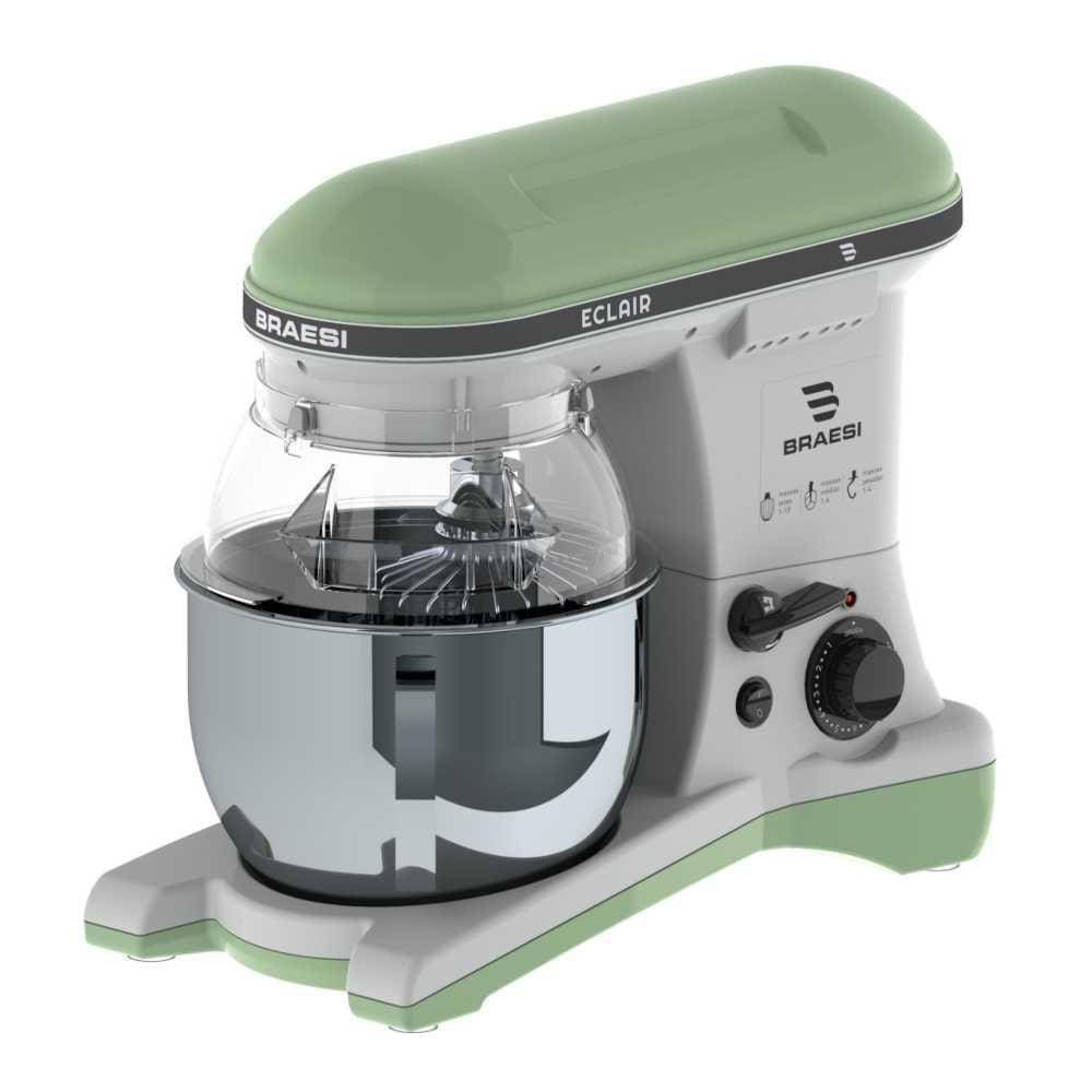 Batedeira Planetária 5 Litros Verde Eclair BP-500 Bivolt - Braesi