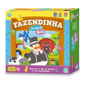Brinquedo Fazendinha Mundo Bita Peças Em Madeira Nig