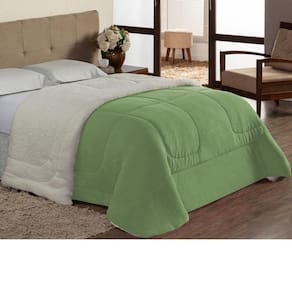Edredom Queen Coberdrom Sherpa e Soft Inverno Atenas