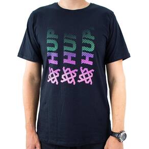 Camiseta Casual HUPI Triple Preto