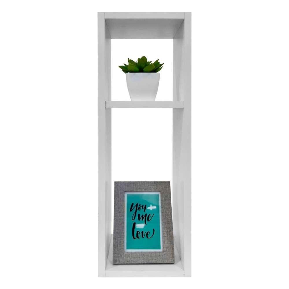 Mesa de Cabeceira Branca Cama Solteiro Quarto Sala20cm